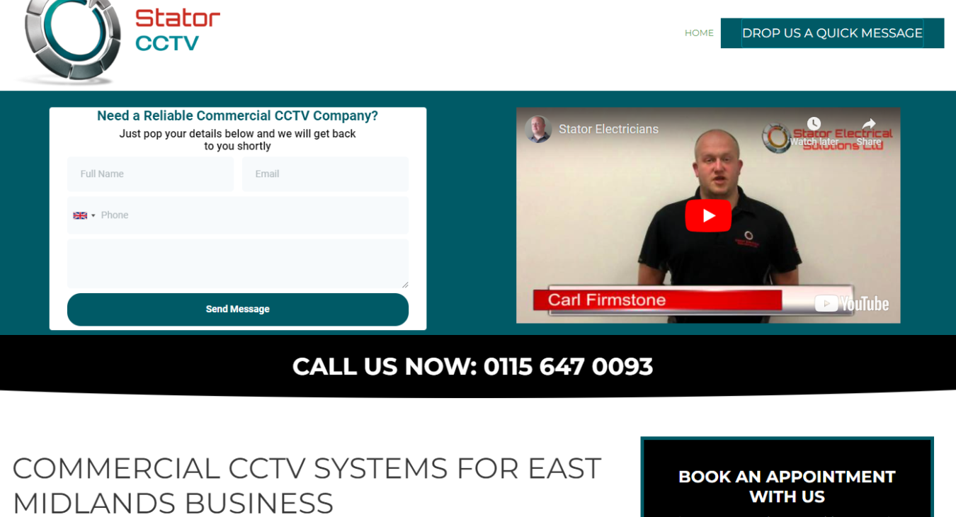 cctv installer in Nottingham, Derby and Mansfield